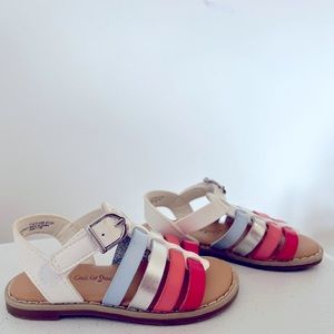Cat & Jack Multi Color Sandal size 5.